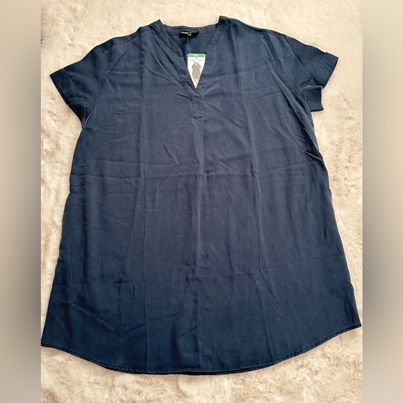 Hilary Radley Ladies' Tencel Dress, Navy , Size XL - Picture 6 of 8